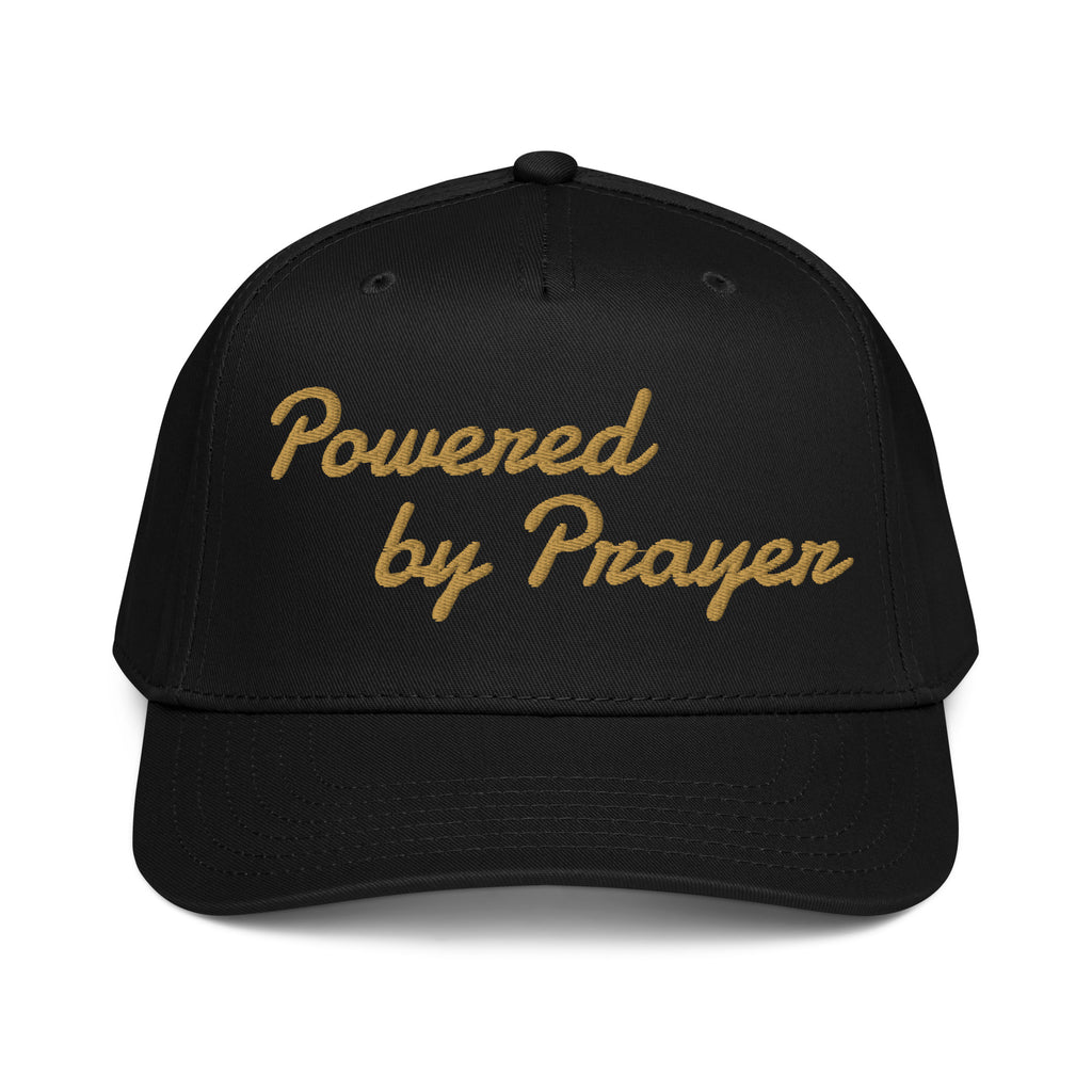 Powered by Prayer - 5 panel cap - Christian Apparel by BASR Clothing