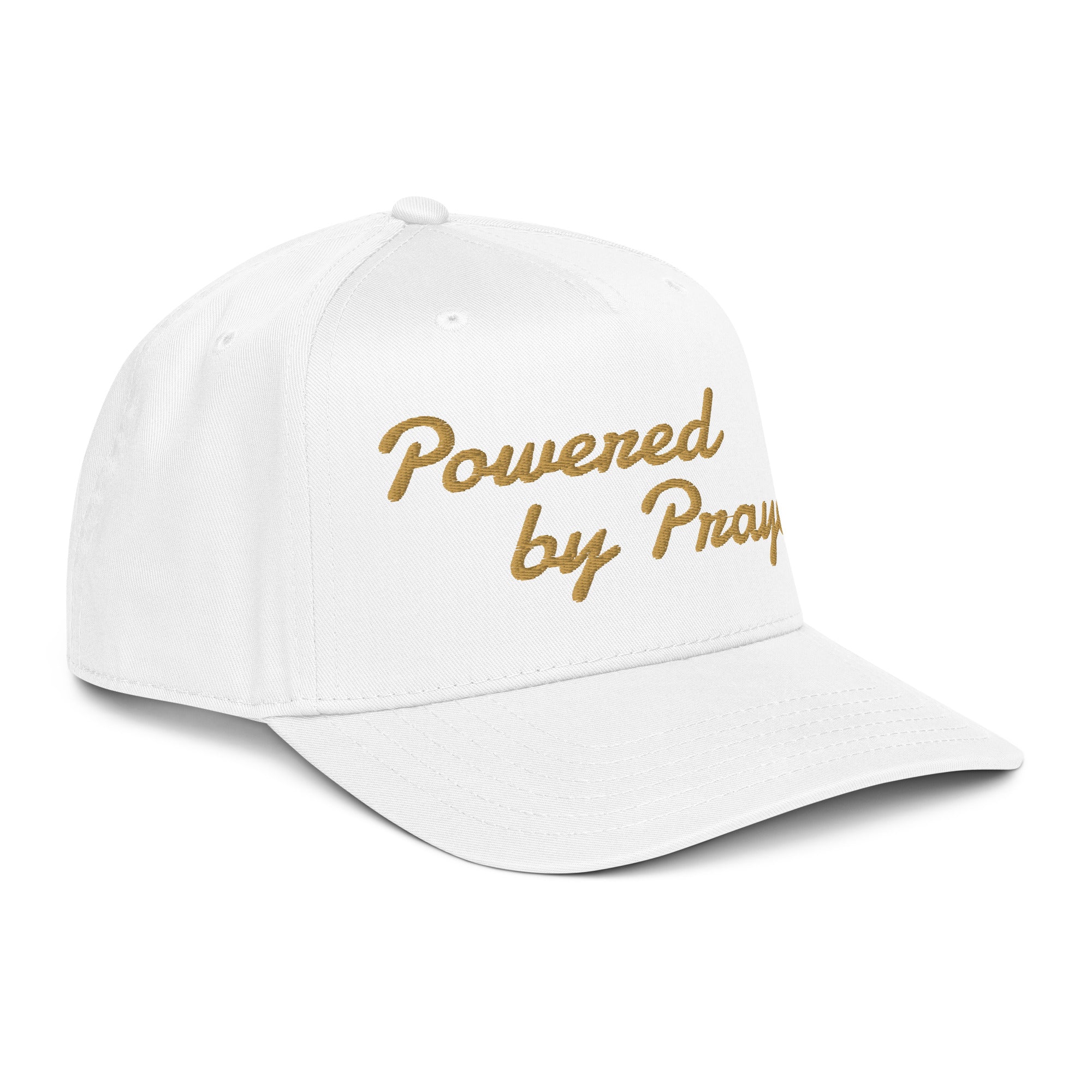 Powered by Prayer - 5 panel cap - Christian Apparel by BASR Clothing
