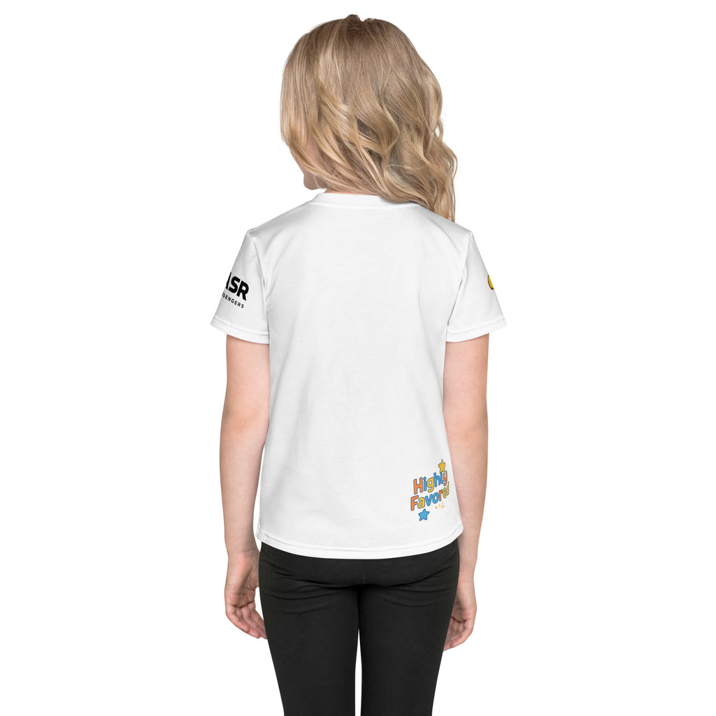 Highly Favoured - Kids crew neck t-shirt - Christian Apparel by BASR Clothing