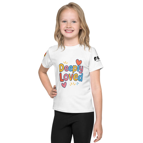 Deeply Loved - Kids crew neck t-shirt - Christian Apparel by BASR Clothing