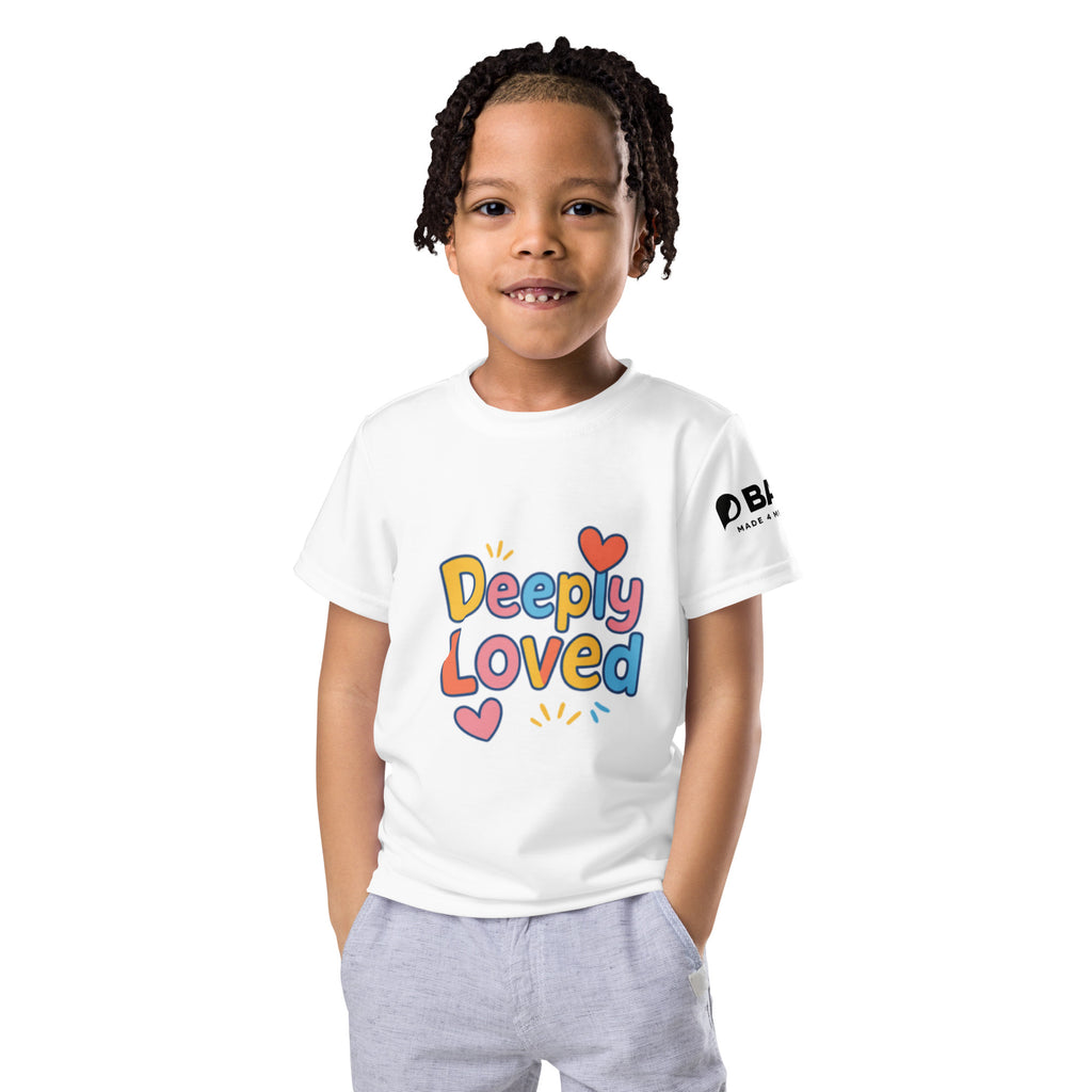 Deeply Loved - Kids crew neck t-shirt - Christian Apparel by BASR Clothing