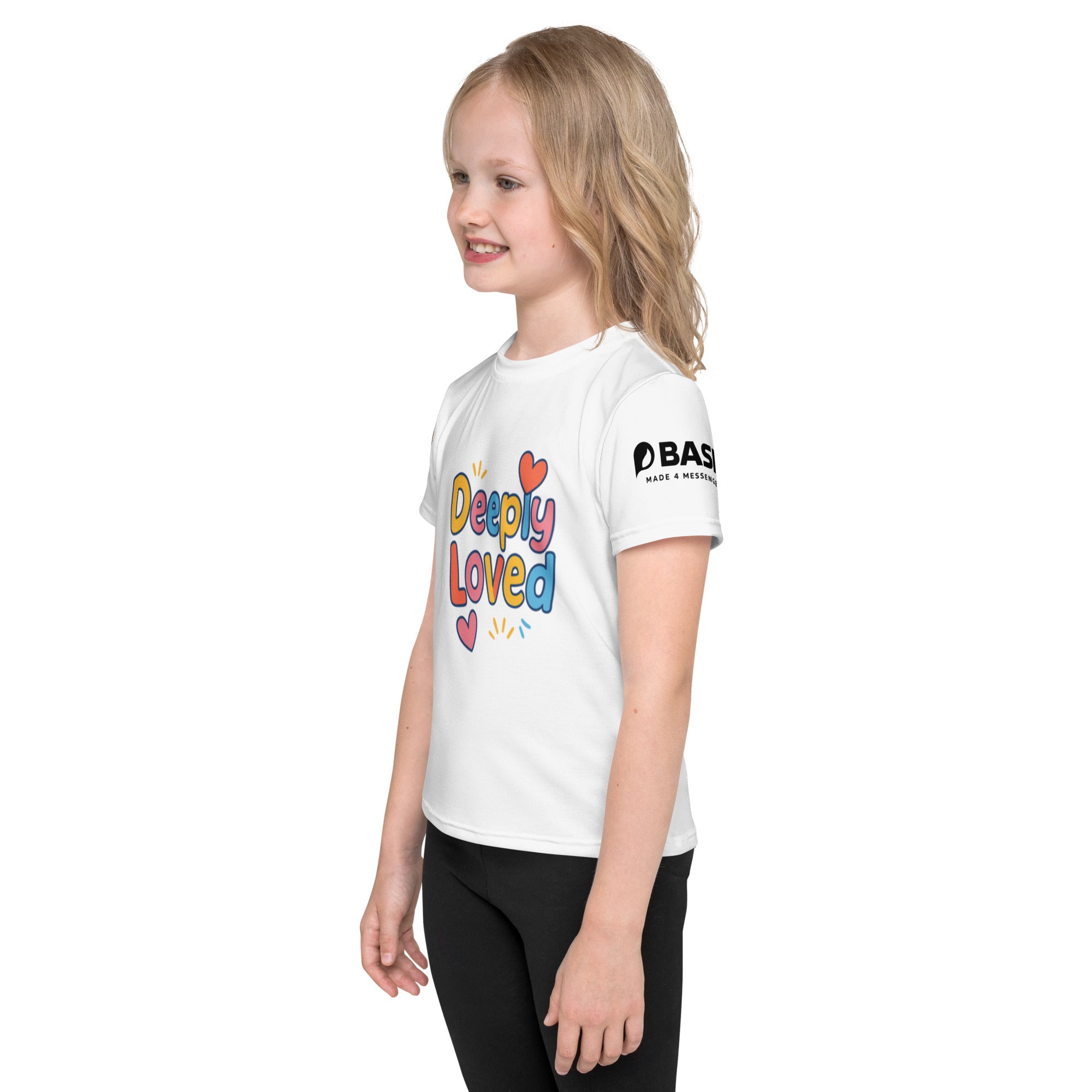 Deeply Loved - Kids crew neck t-shirt - Christian Apparel by BASR Clothing