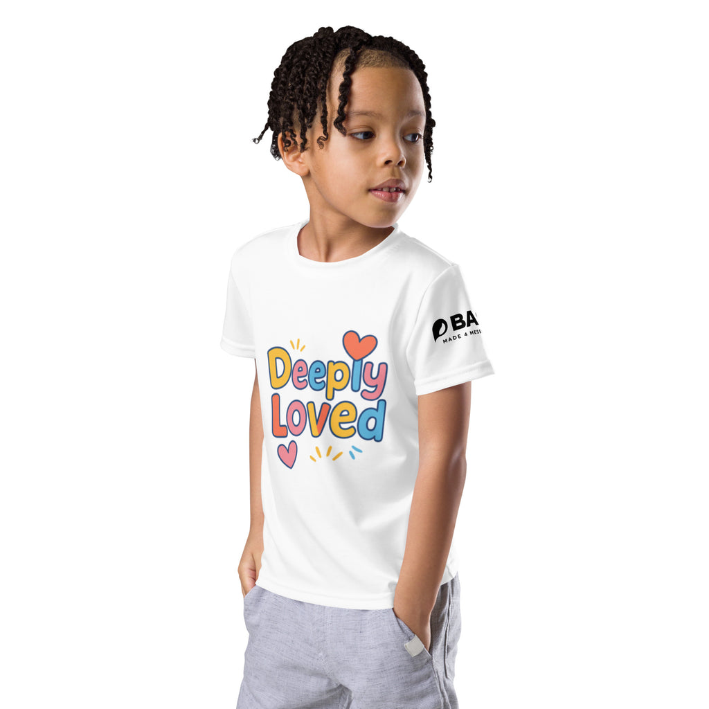 Deeply Loved - Kids crew neck t-shirt - Christian Apparel by BASR Clothing