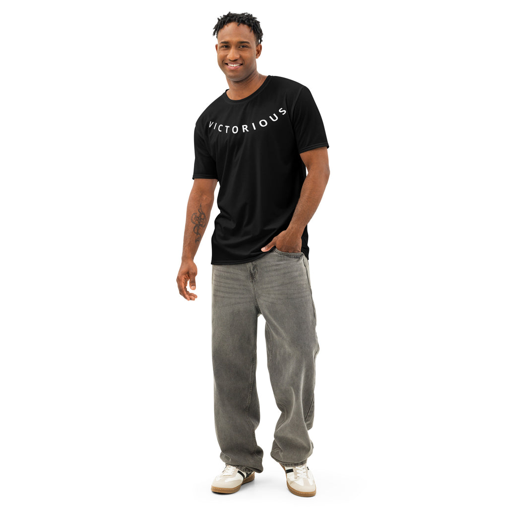 Victorious - Men's cotton crew neck t-shirt - Christian Apparel by BASR Clothing