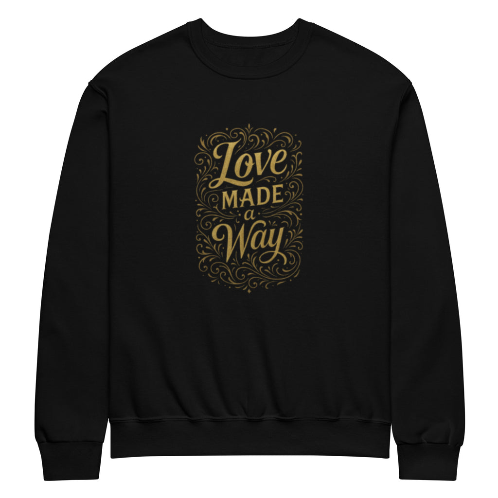 Love made a Way - Crew neck sweatshirt - Christian Apparel by BASR Clothing
