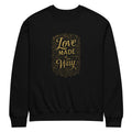 Love made a Way - Crew neck sweatshirt - Christian Apparel by BASR Clothing