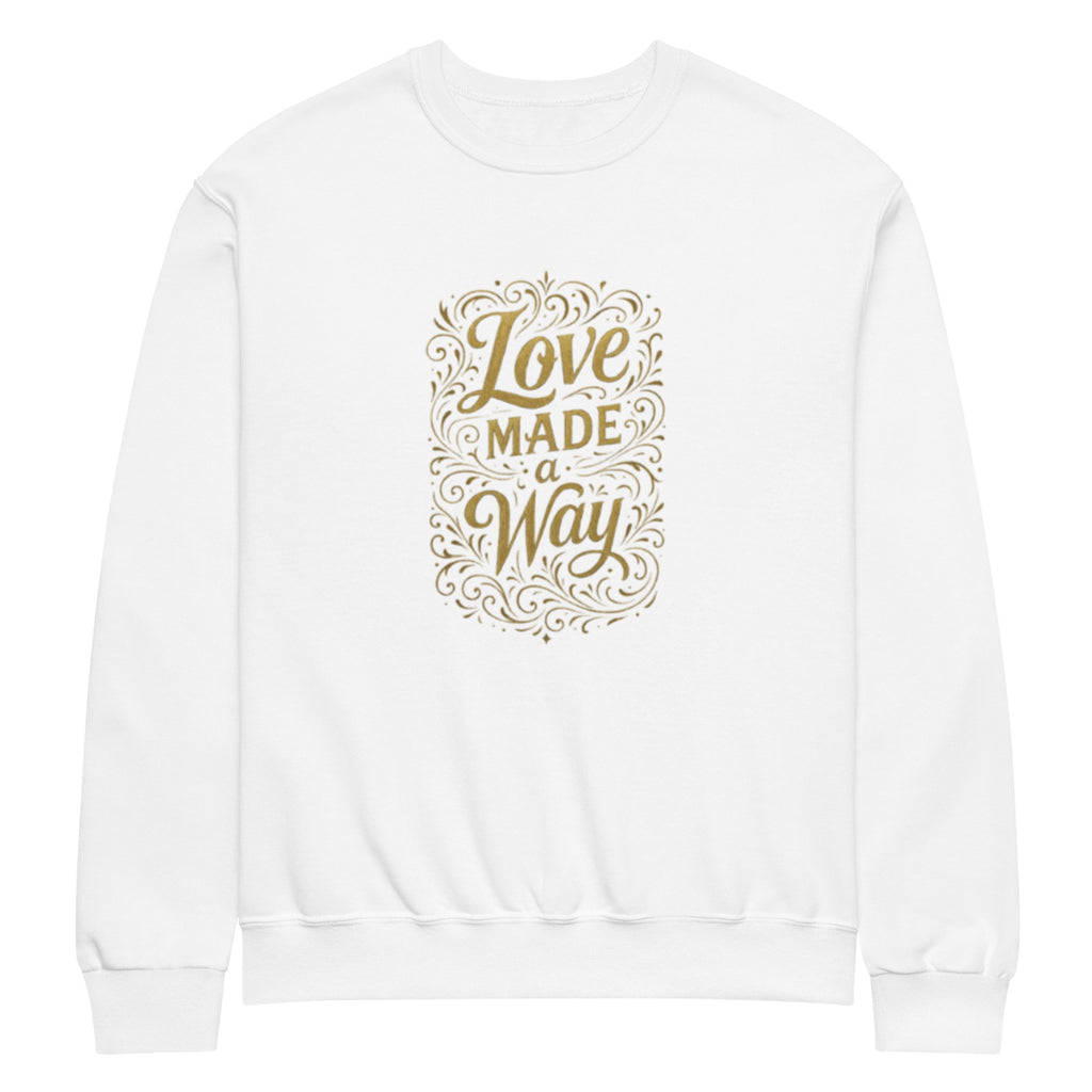 Love made a Way - Crew neck sweatshirt - Christian Apparel by BASR Clothing