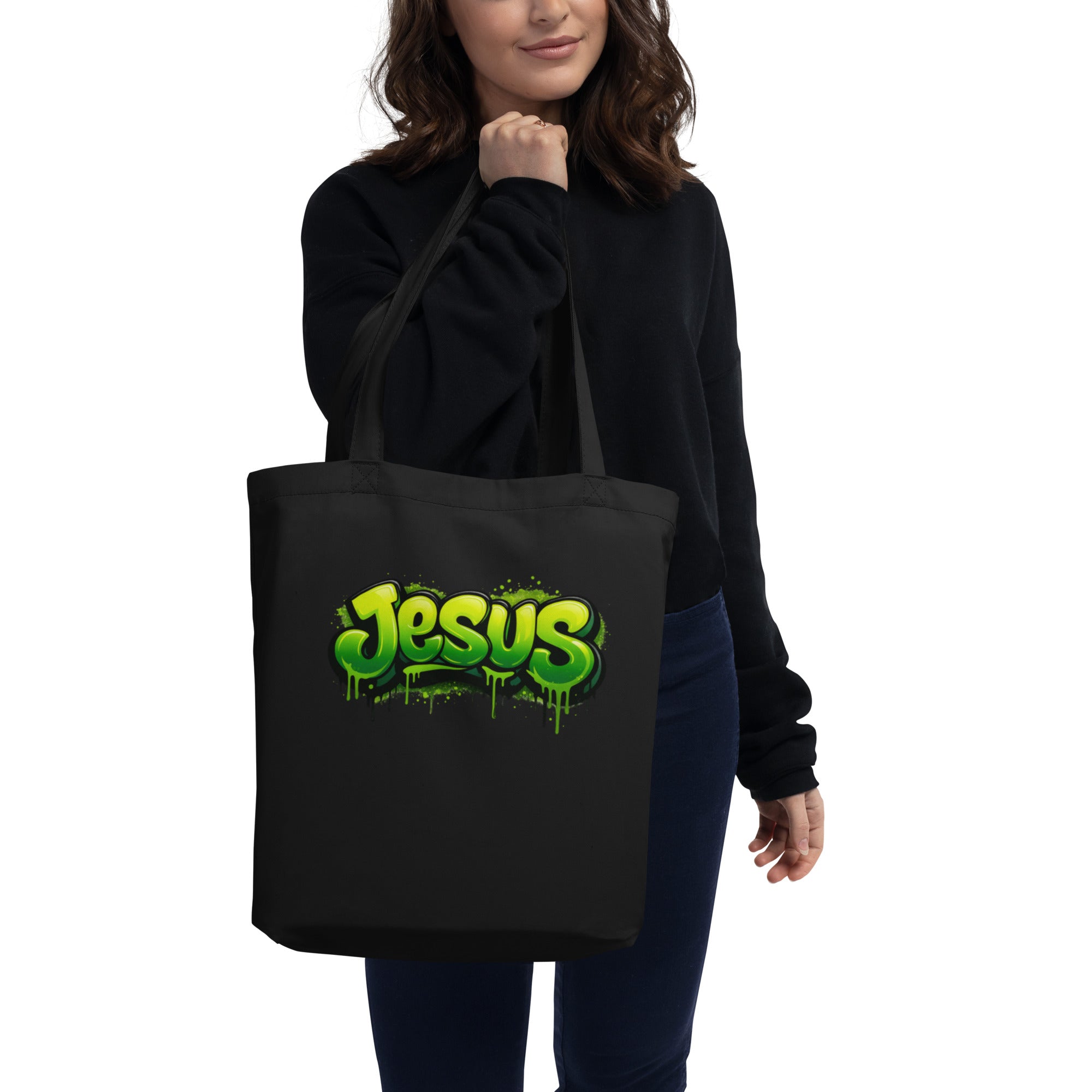 Jesus - Eco Tote Bag - Christian Apparel by BASR Clothing