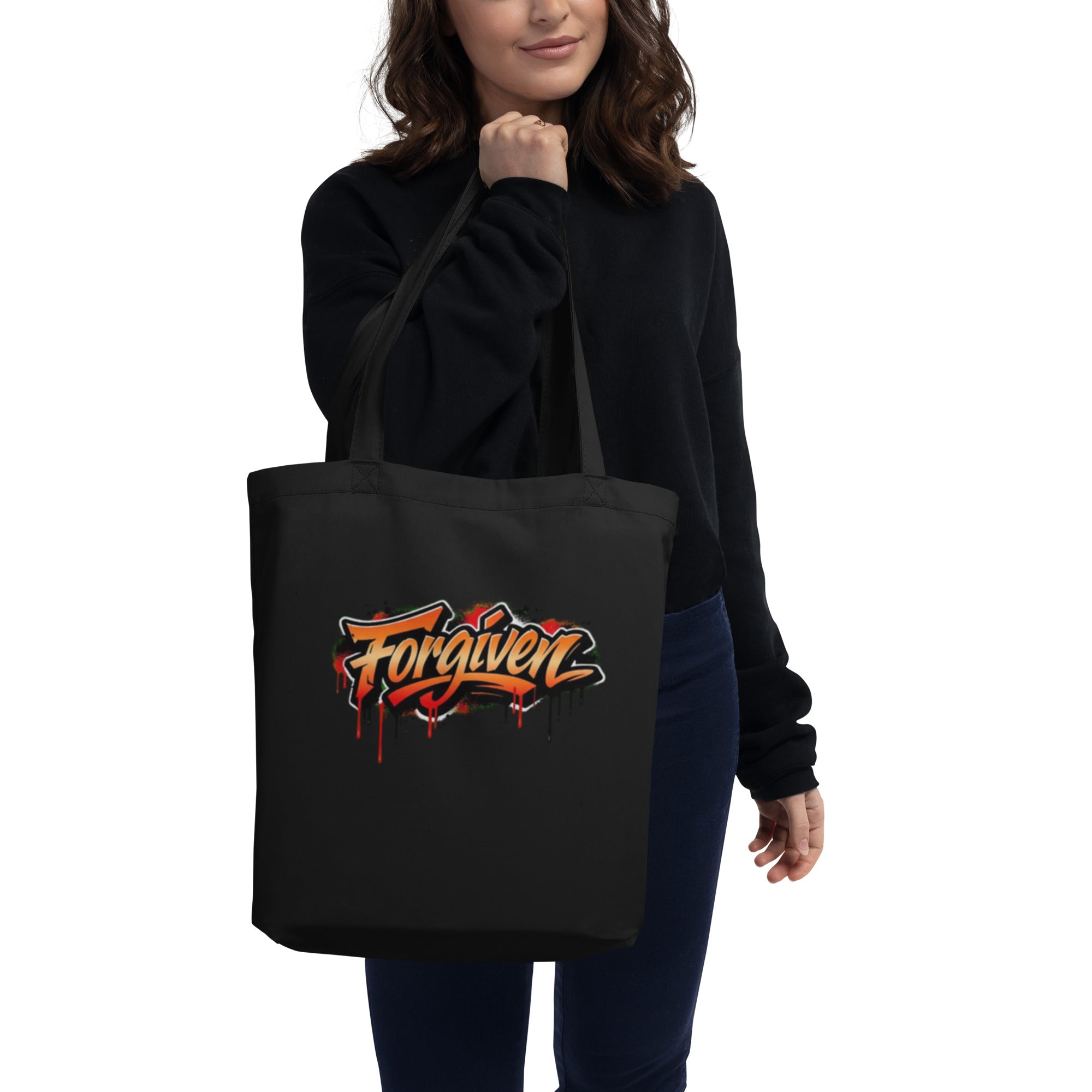 Forgiven - Eco Tote Bag - Christian Apparel by BASR Clothing