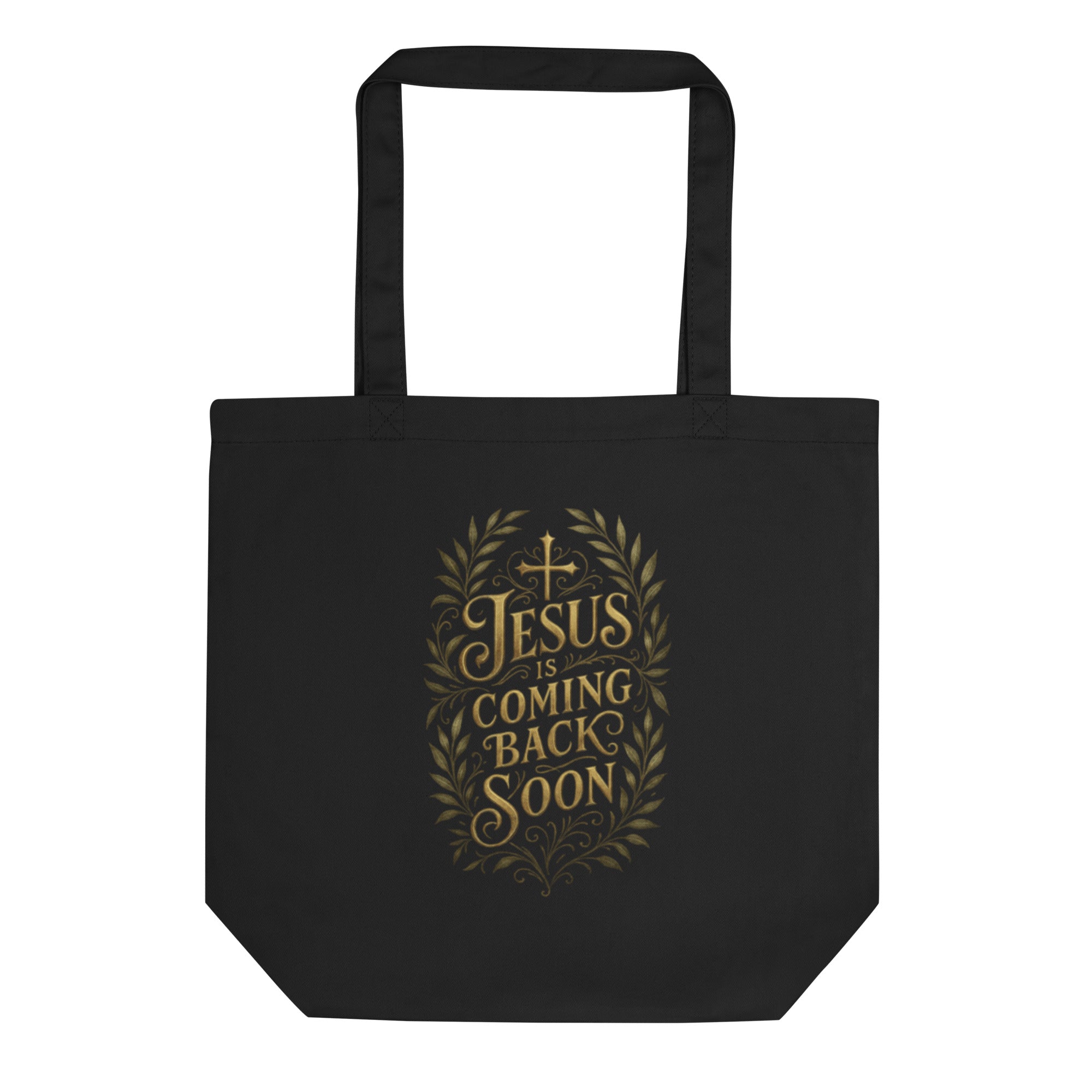 Jesus is coming back soon - Eco Tote Bag - Christian Apparel by BASR Clothing