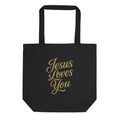 Jesus loves You - Eco Tote Bag - Christian Apparel by BASR Clothing