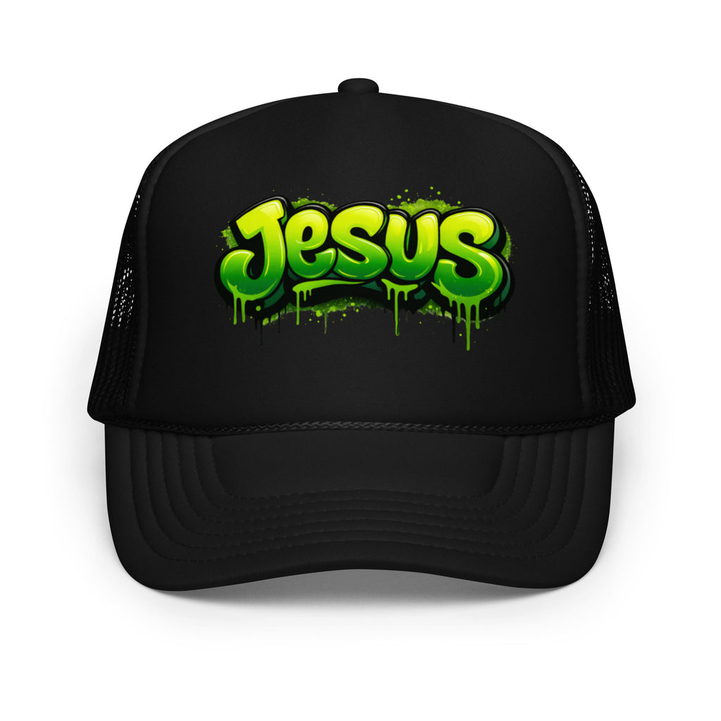 Jesus - Foam trucker hat - Christian Apparel by BASR Clothing
