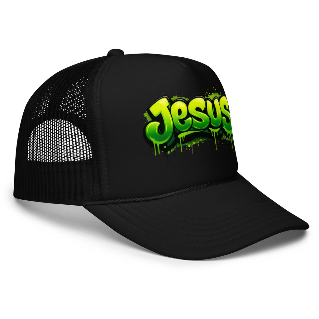 Jesus - Foam trucker hat - Christian Apparel by BASR Clothing