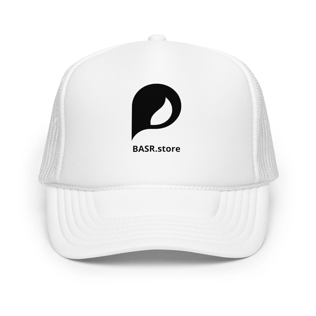 BASR White - Foam trucker hat - Christian Apparel by BASR Clothing