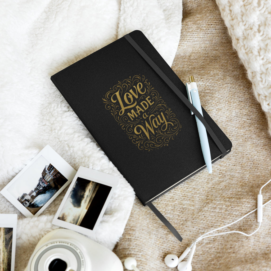 Love Made a Way - Hardcover bound notebook - Christian Apparel by BASR Clothing