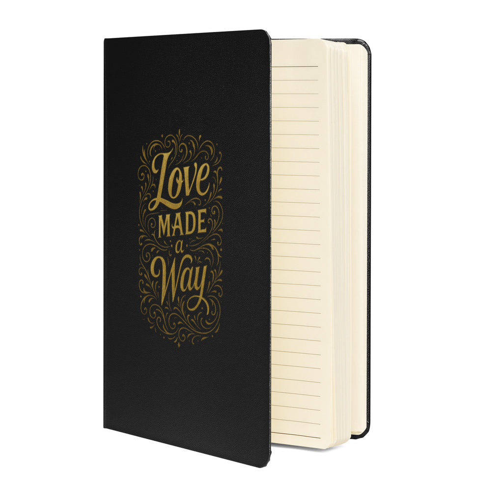 Love Made a Way - Hardcover bound notebook - Christian Apparel by BASR Clothing