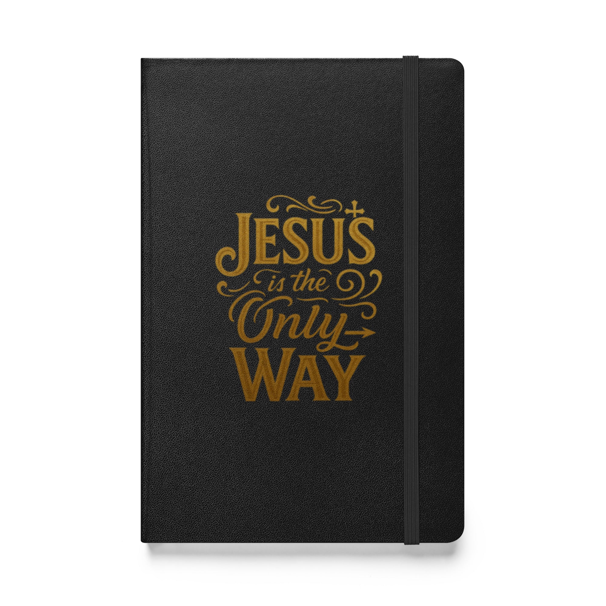 Jesus is the Only Way - Hardcover bound notebook - Christian Apparel by BASR Clothing