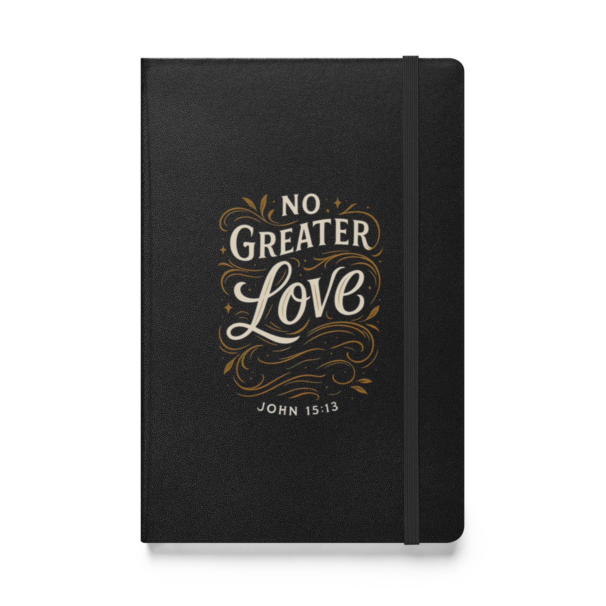 No Greater Love - Hardcover bound notebook - Christian Apparel by BASR Clothing