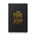 On Fire for Jesus - Hardcover bound notebook - Christian Apparel by BASR Clothing