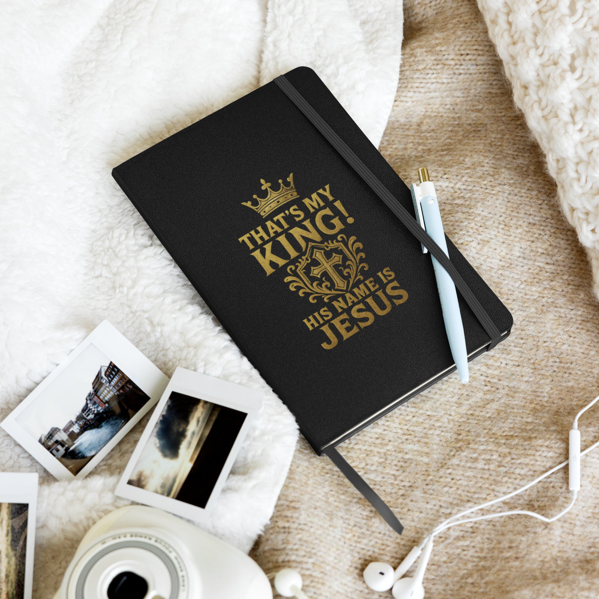 That's My King - Hardcover bound notebook - Christian Apparel by BASR Clothing