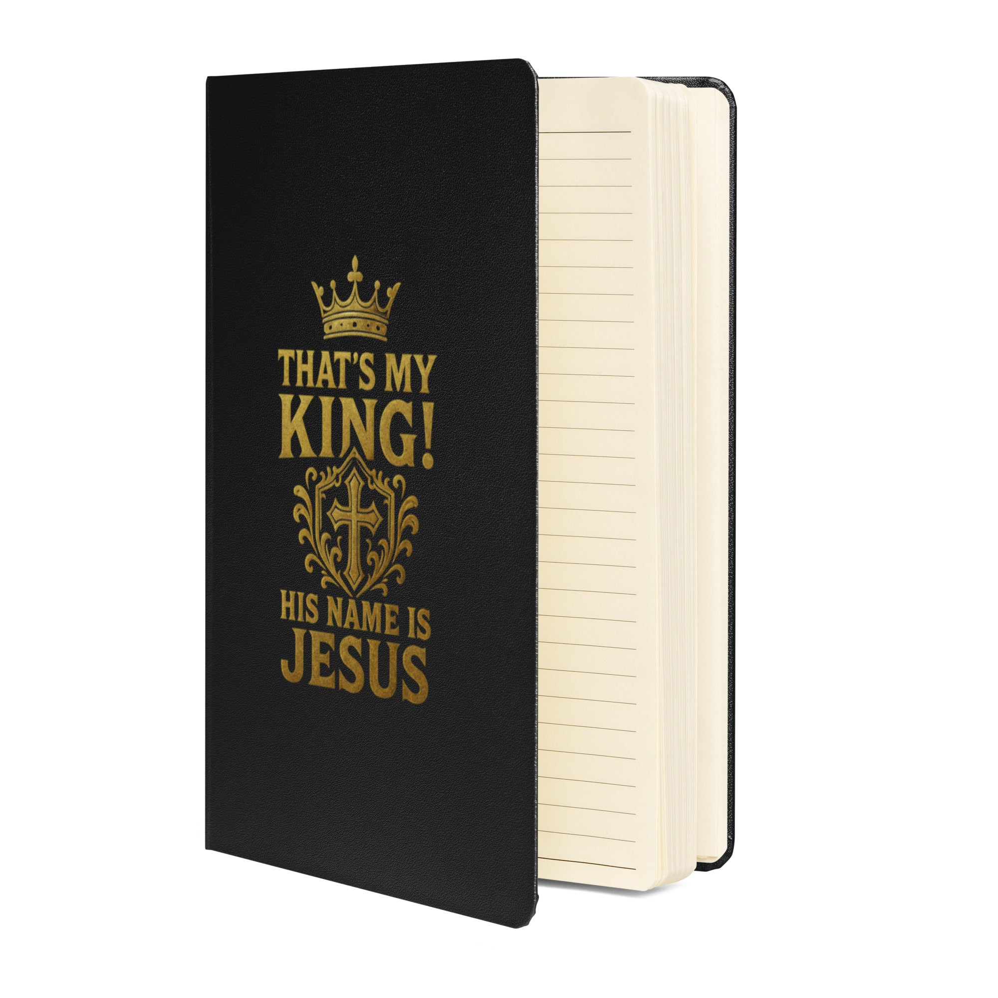 That's My King - Hardcover bound notebook - Christian Apparel by BASR Clothing