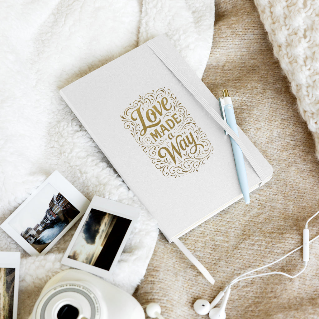 Love Made a Way - Hardcover bound notebook - Christian Apparel by BASR Clothing