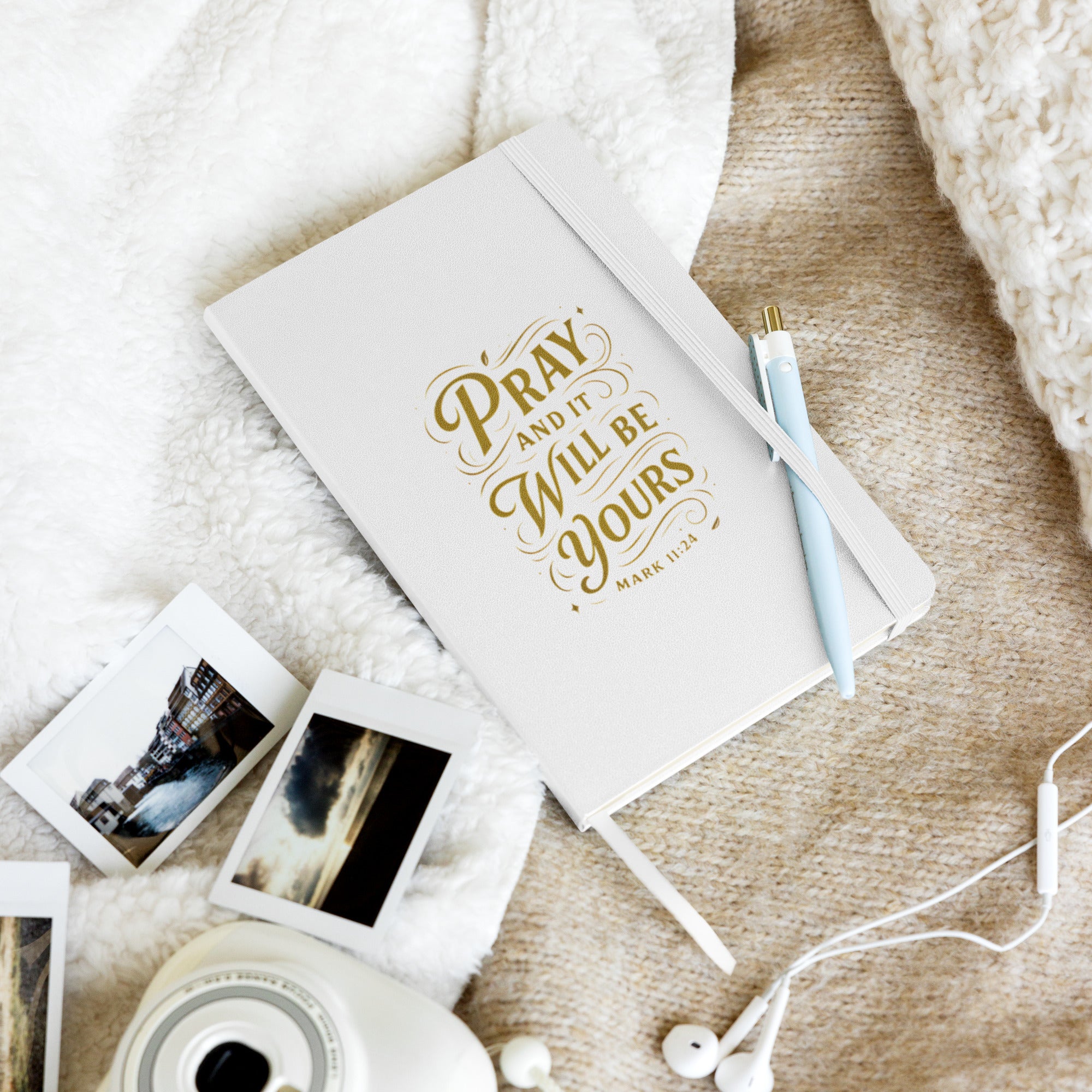 Pray - Hardcover bound notebook - Christian Apparel by BASR Clothing