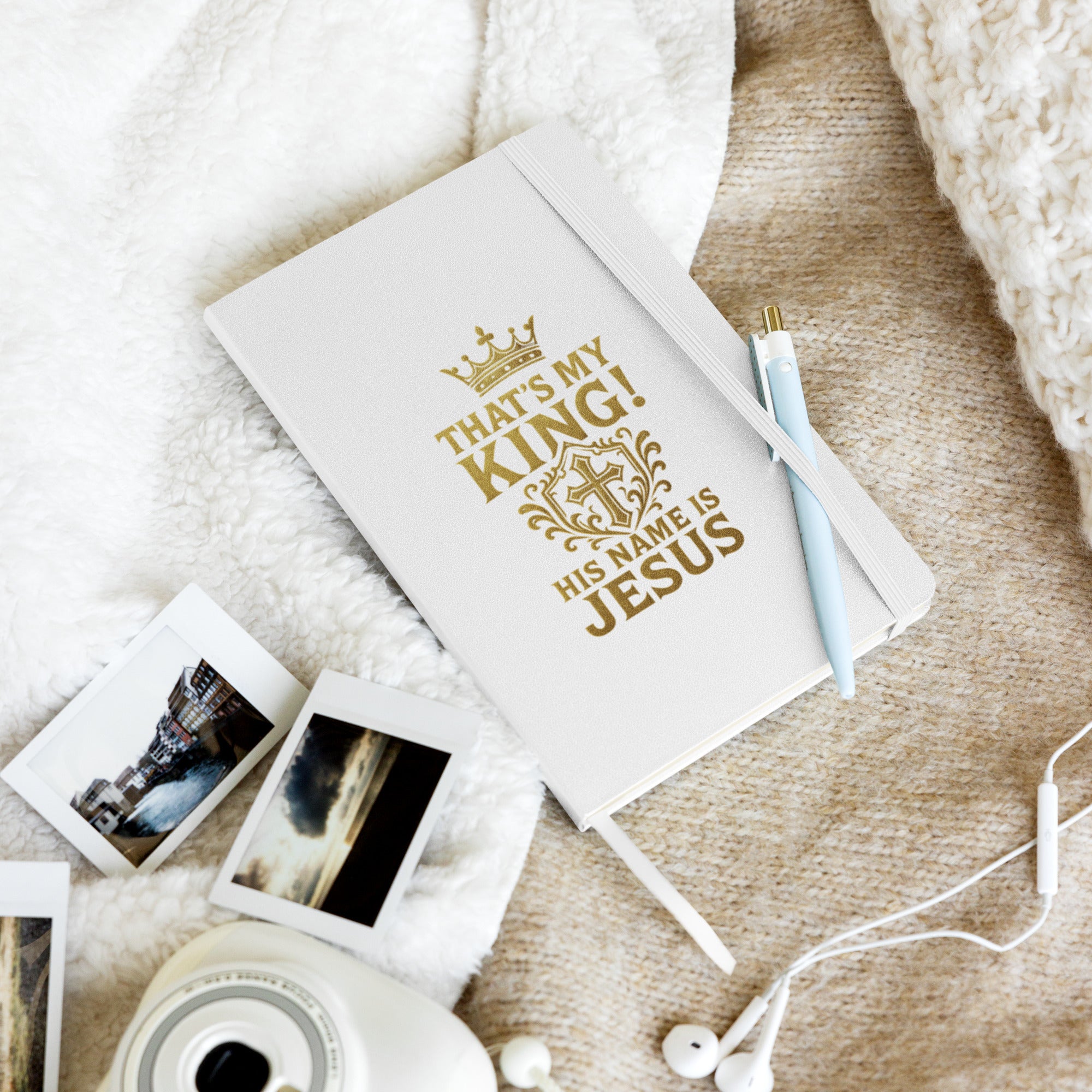 That's My King - Hardcover bound notebook - Christian Apparel by BASR Clothing