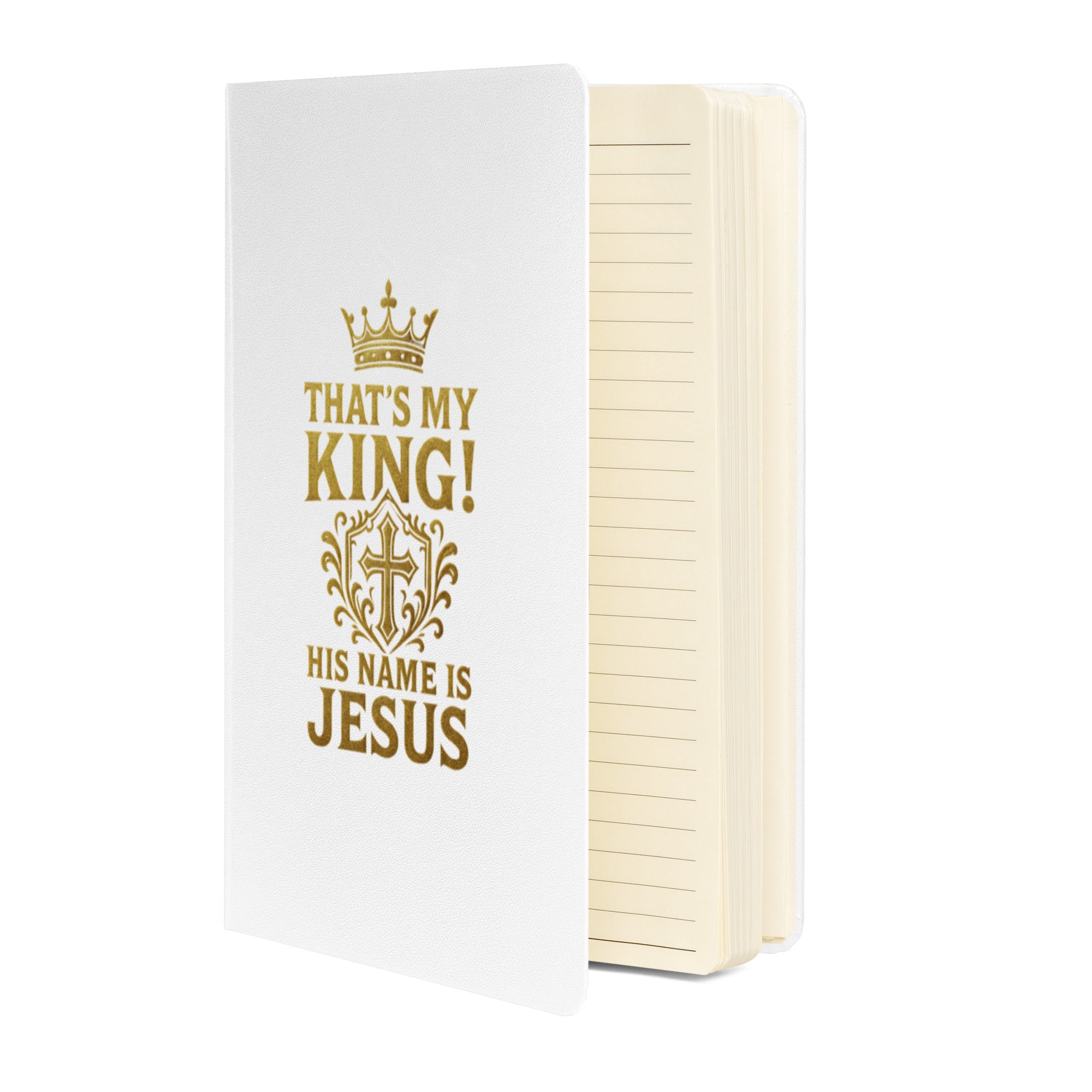 That's My King - Hardcover bound notebook - Christian Apparel by BASR Clothing