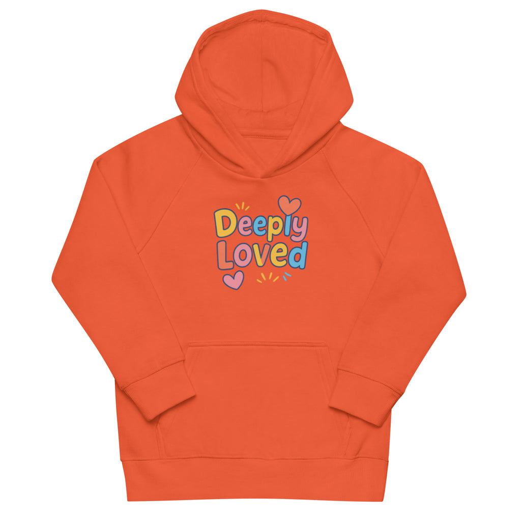 Deeply Loved - Kids eco hoodie - Christian Apparel by BASR Clothing