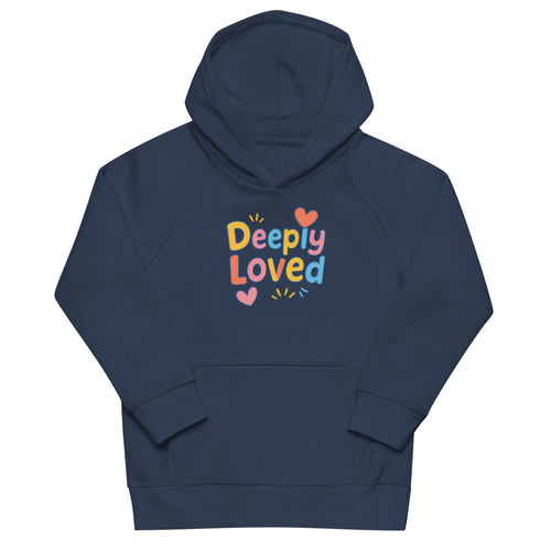 Deeply Loved - Kids eco hoodie - Christian Apparel by BASR Clothing