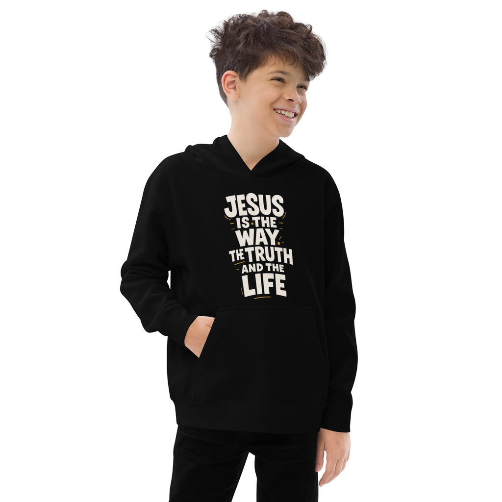 The Way - Kids fleece hoodie - Christian Apparel by BASR Clothing