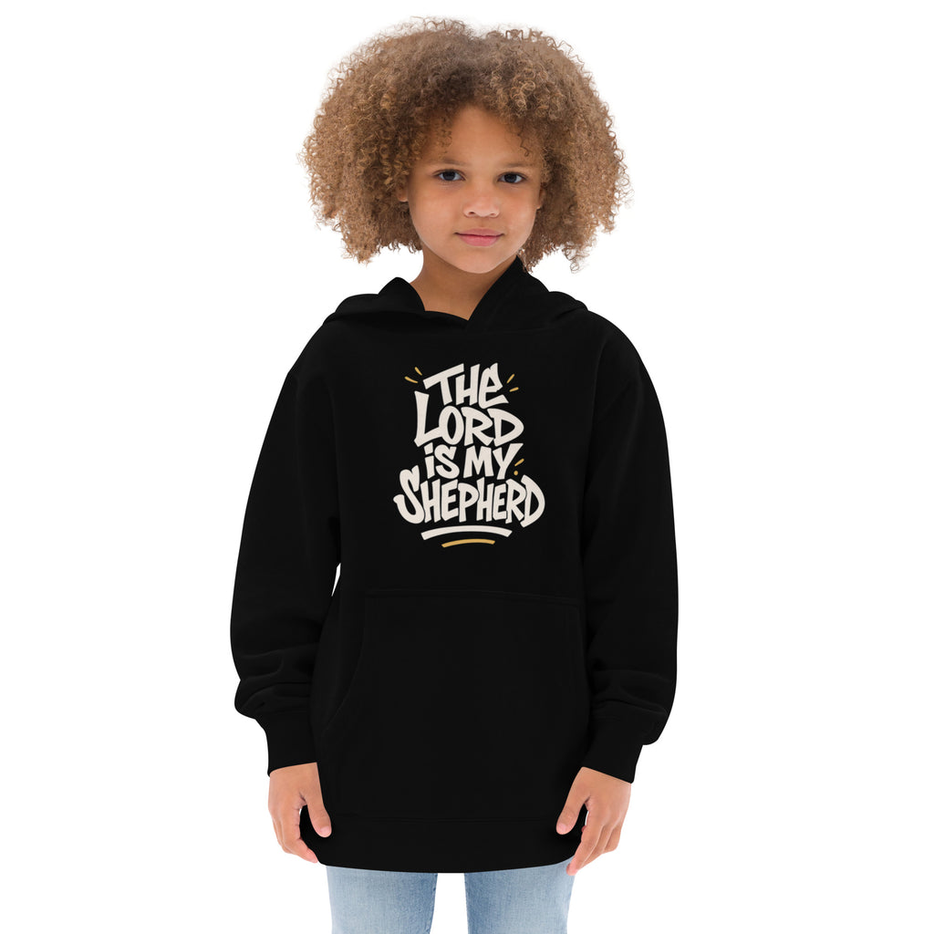 The Lord is my Shepherd - Kids fleece hoodie - Christian Apparel by BASR Clothing