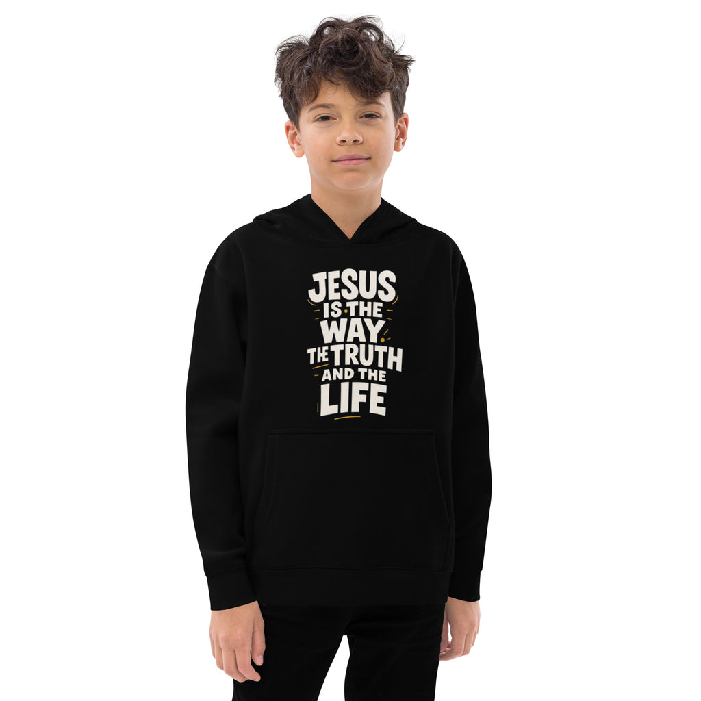 The Way - Kids fleece hoodie - Christian Apparel by BASR Clothing