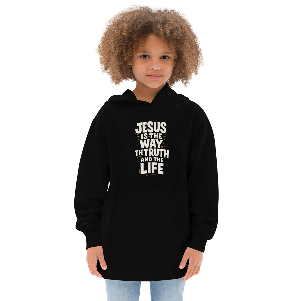 The Way - Kids fleece hoodie - Christian Apparel by BASR Clothing
