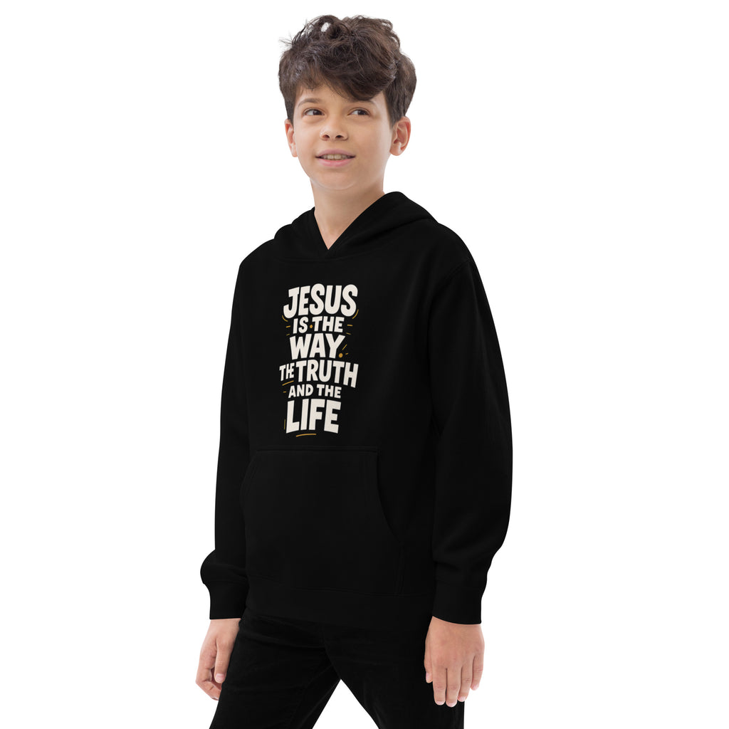 The Way - Kids fleece hoodie - Christian Apparel by BASR Clothing