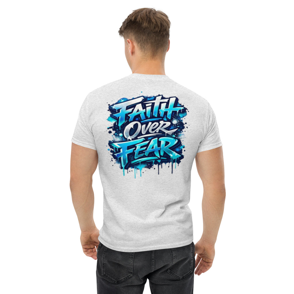 Faith Over Fear (Light) - Unisex classic tee - Christian Apparel by BASR Clothing