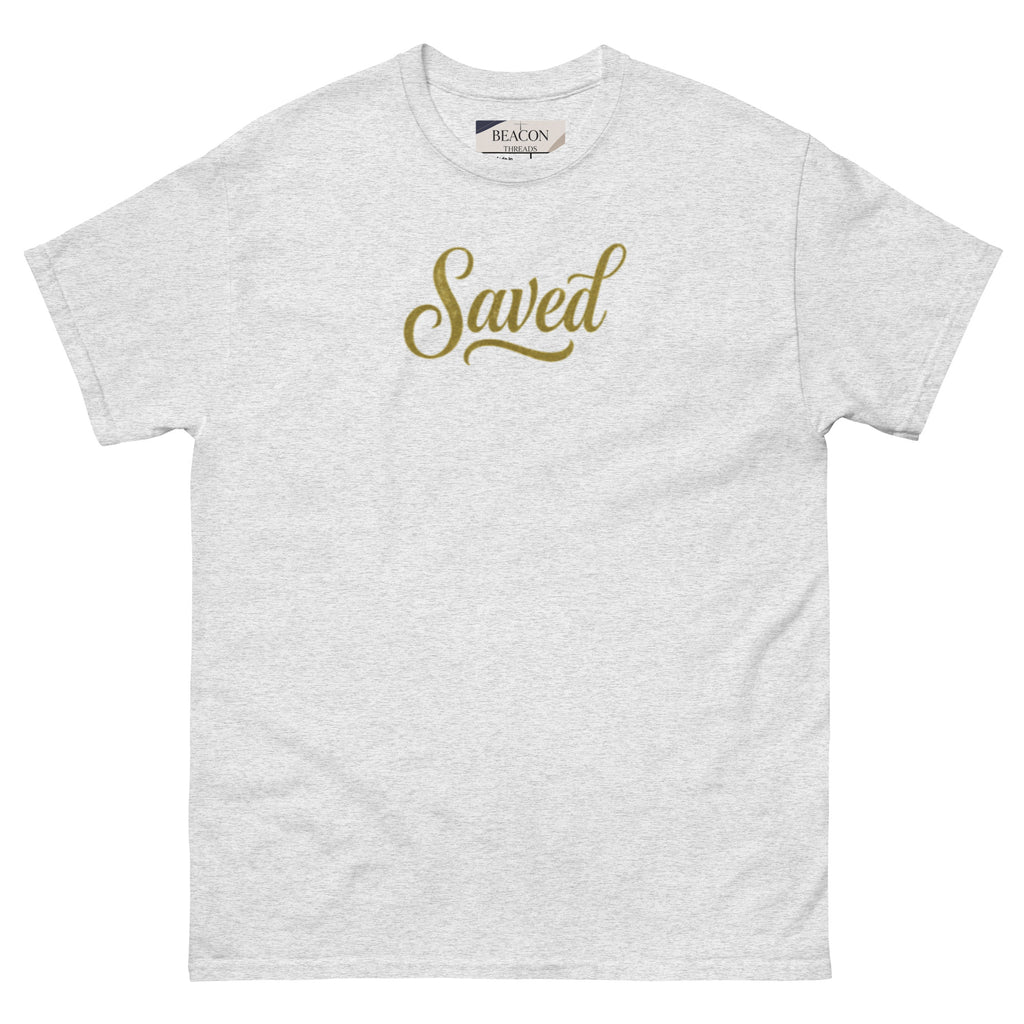 Saved - Unisex classic tee - Christian Apparel by BASR Clothing