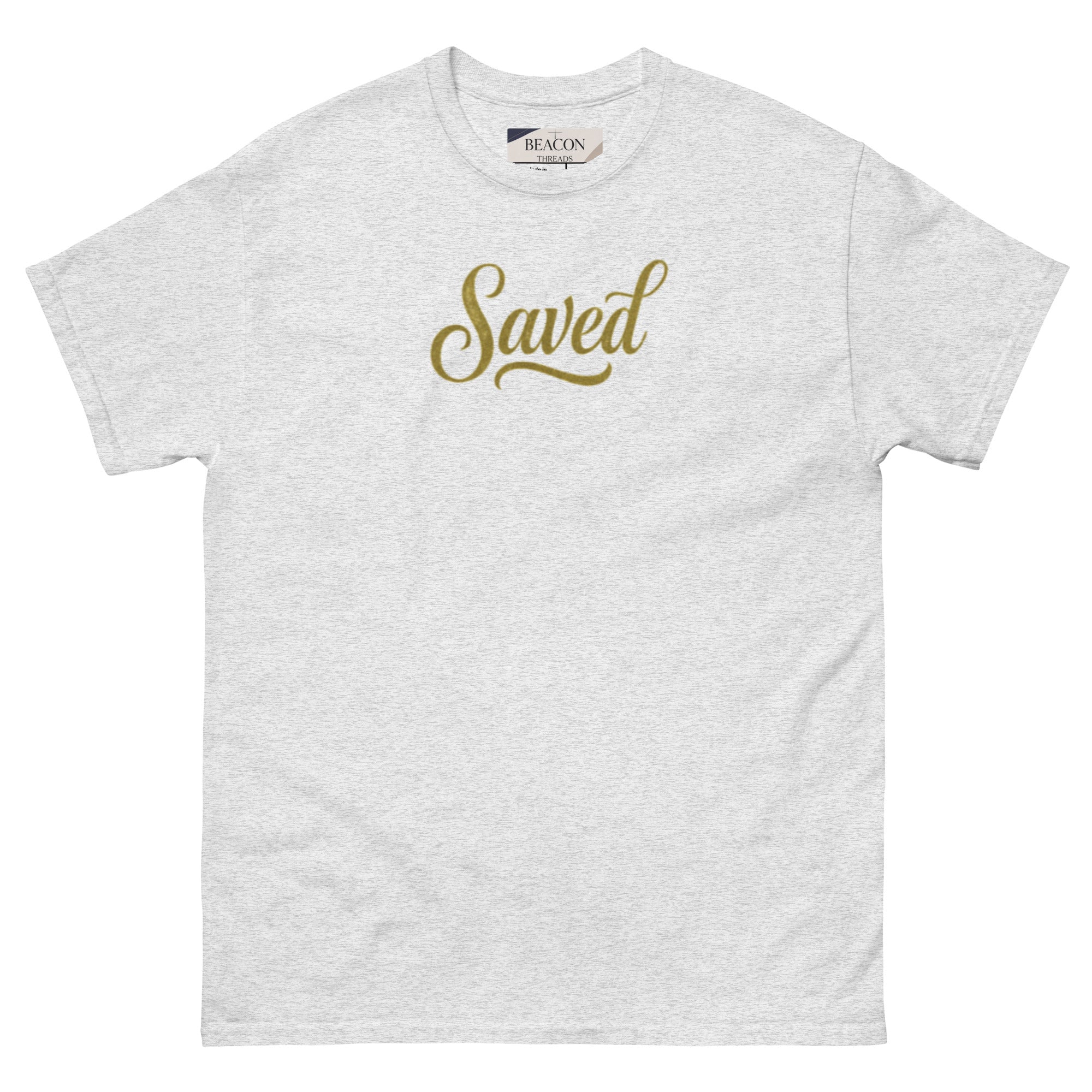 Saved - Unisex classic tee - Christian Apparel by BASR Clothing