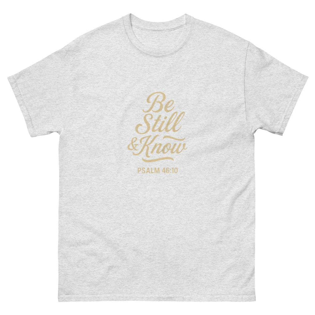 Be Still & Know - Unisex classic tee - Christian Apparel by BASR Clothing