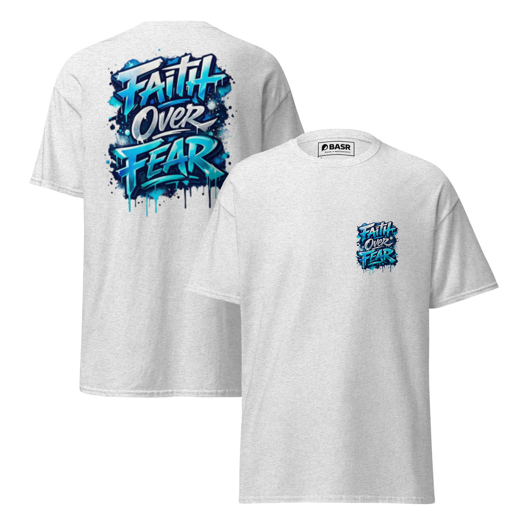Faith Over Fear (Light) - Unisex classic tee - Christian Apparel by BASR Clothing