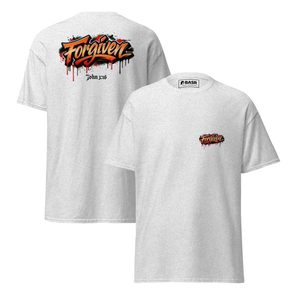 Forgiven (Light) - Unisex classic tee - Christian Apparel by BASR Clothing