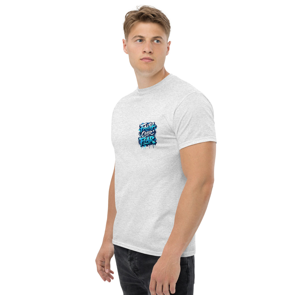 Faith Over Fear (Light) - Unisex classic tee - Christian Apparel by BASR Clothing