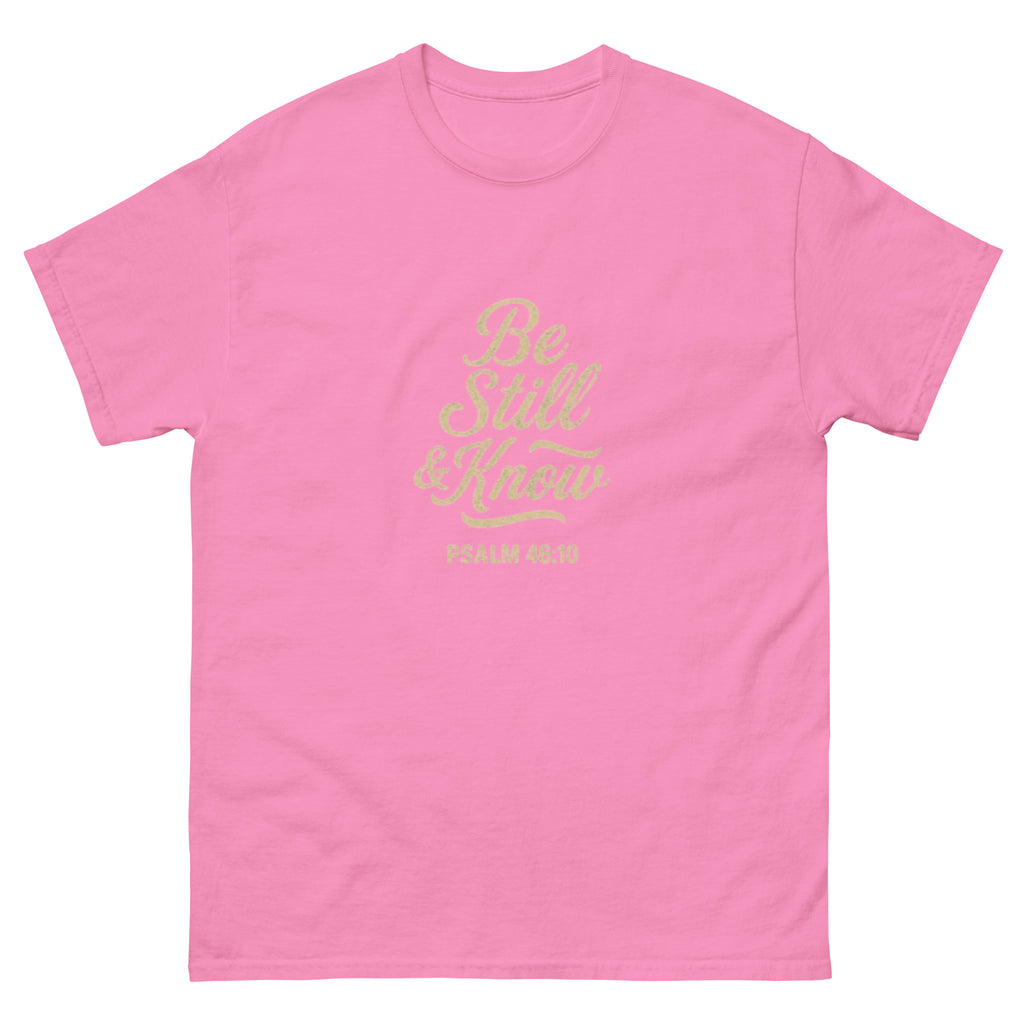 Be Still & Know - Unisex classic tee - Christian Apparel by BASR Clothing