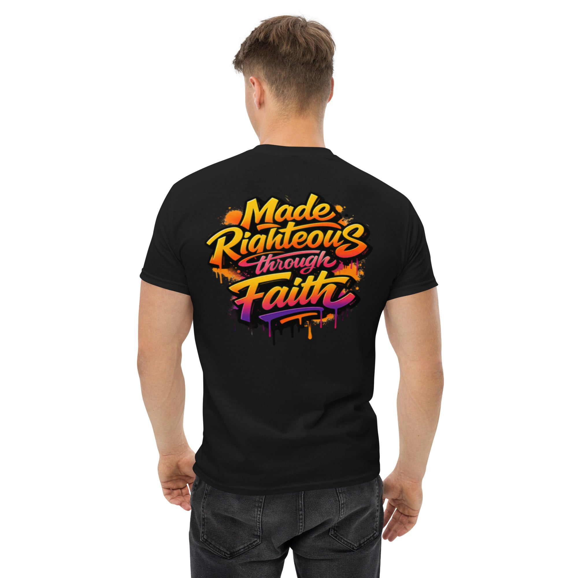 Made Righteous - Unisex classic tee - Christian Apparel by BASR Clothing