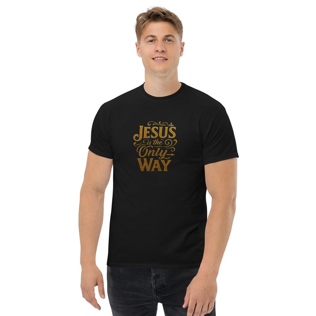 Jesus is the only Way - Unisex classic tee - Christian Apparel by BASR Clothing