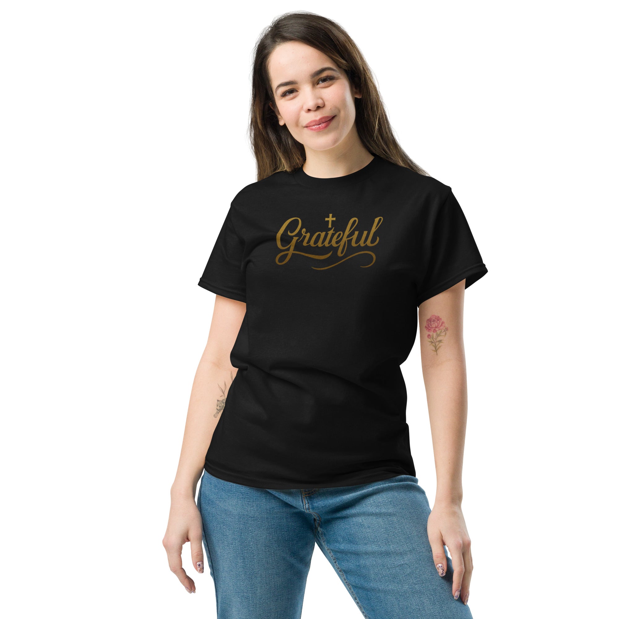 Grateful - Unisex classic tee - Christian Apparel by BASR Clothing