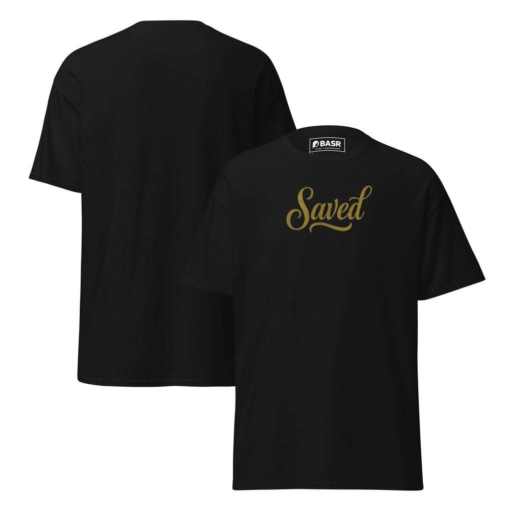 Saved - Unisex classic tee - Christian Apparel by BASR Clothing
