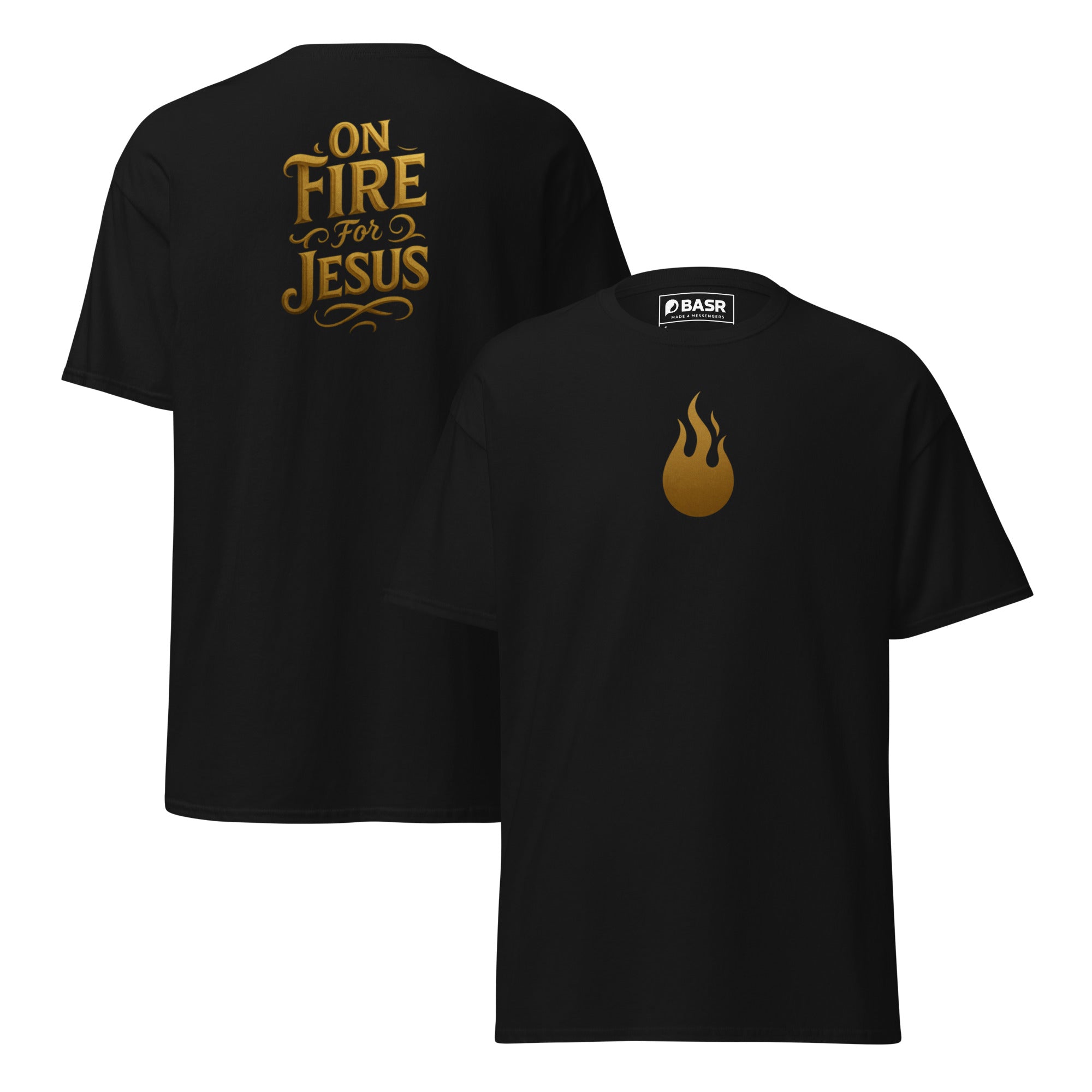On Fire for Jesus - Unisex classic tee - Christian Apparel by BASR Clothing