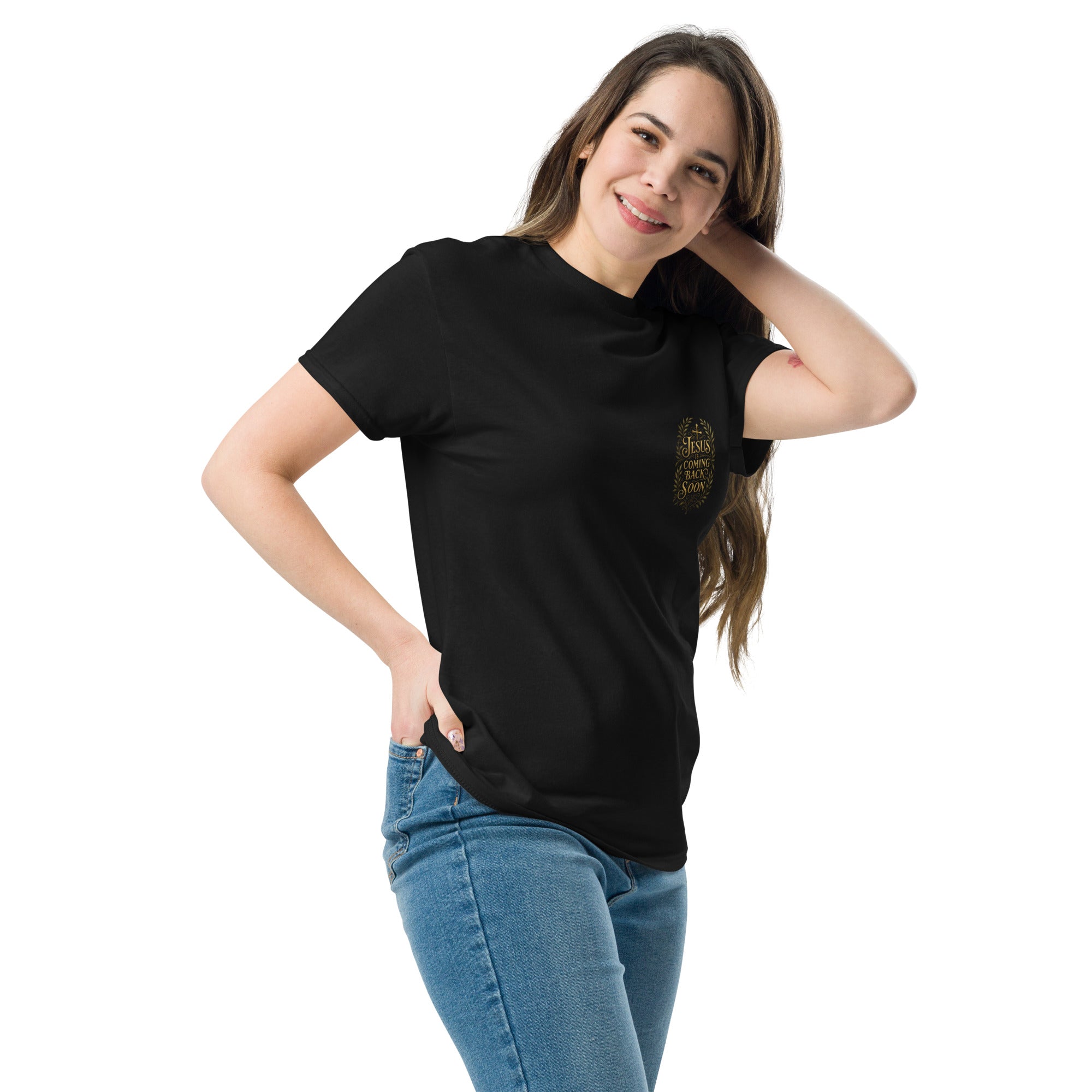 Jesus is coming back soon - Unisex classic tee - Christian Apparel by BASR Clothing